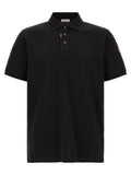 Black Cotton Polo Shirt