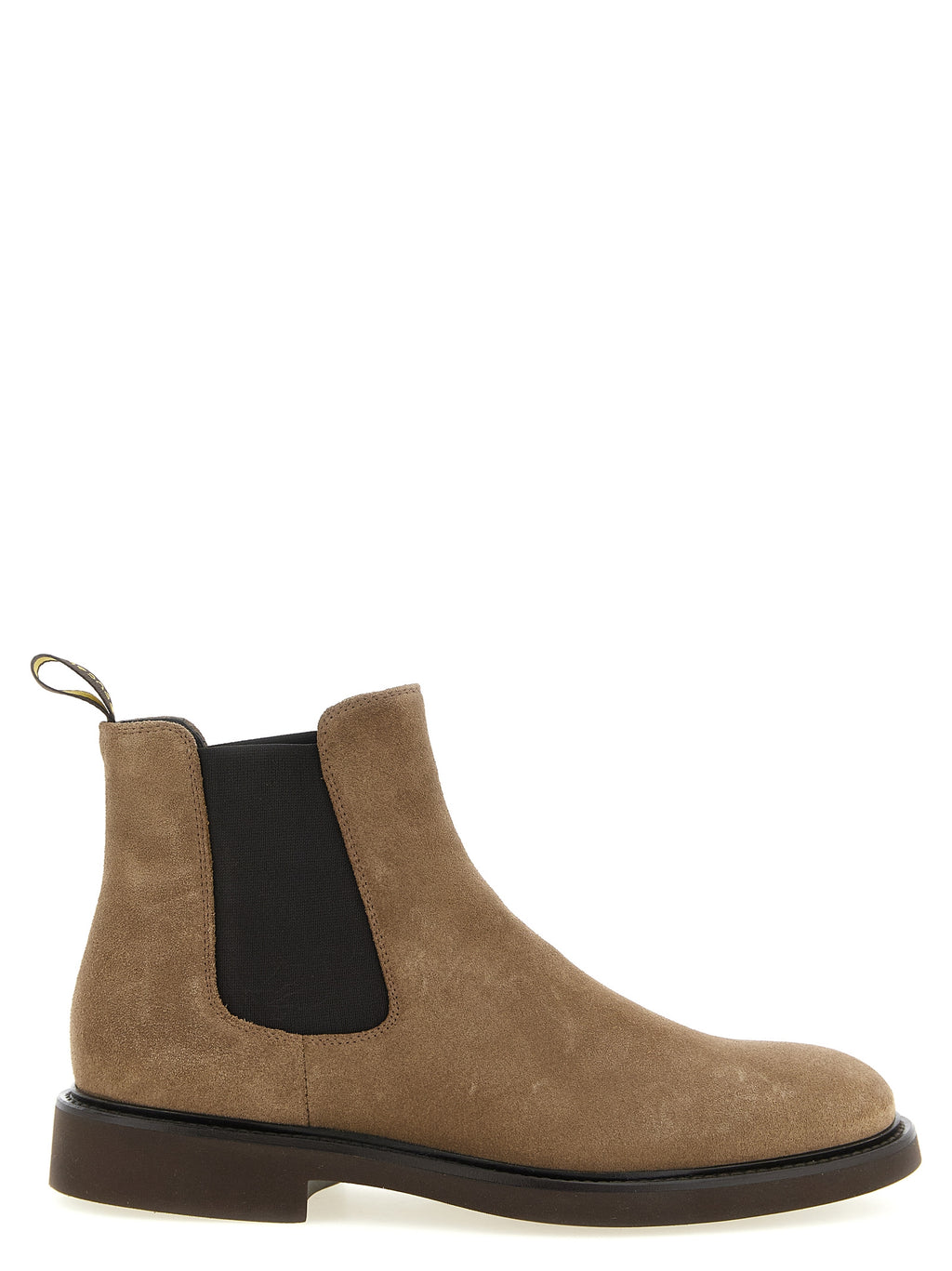 Beige Lamb Leather Ankle Boots