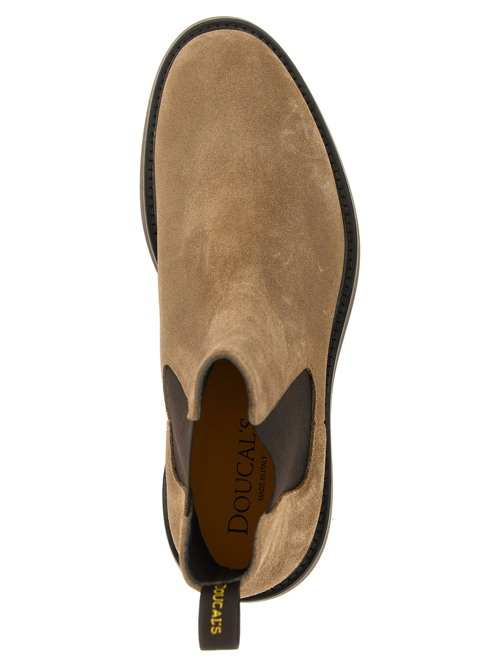 Beige Lamb Leather Ankle Boots