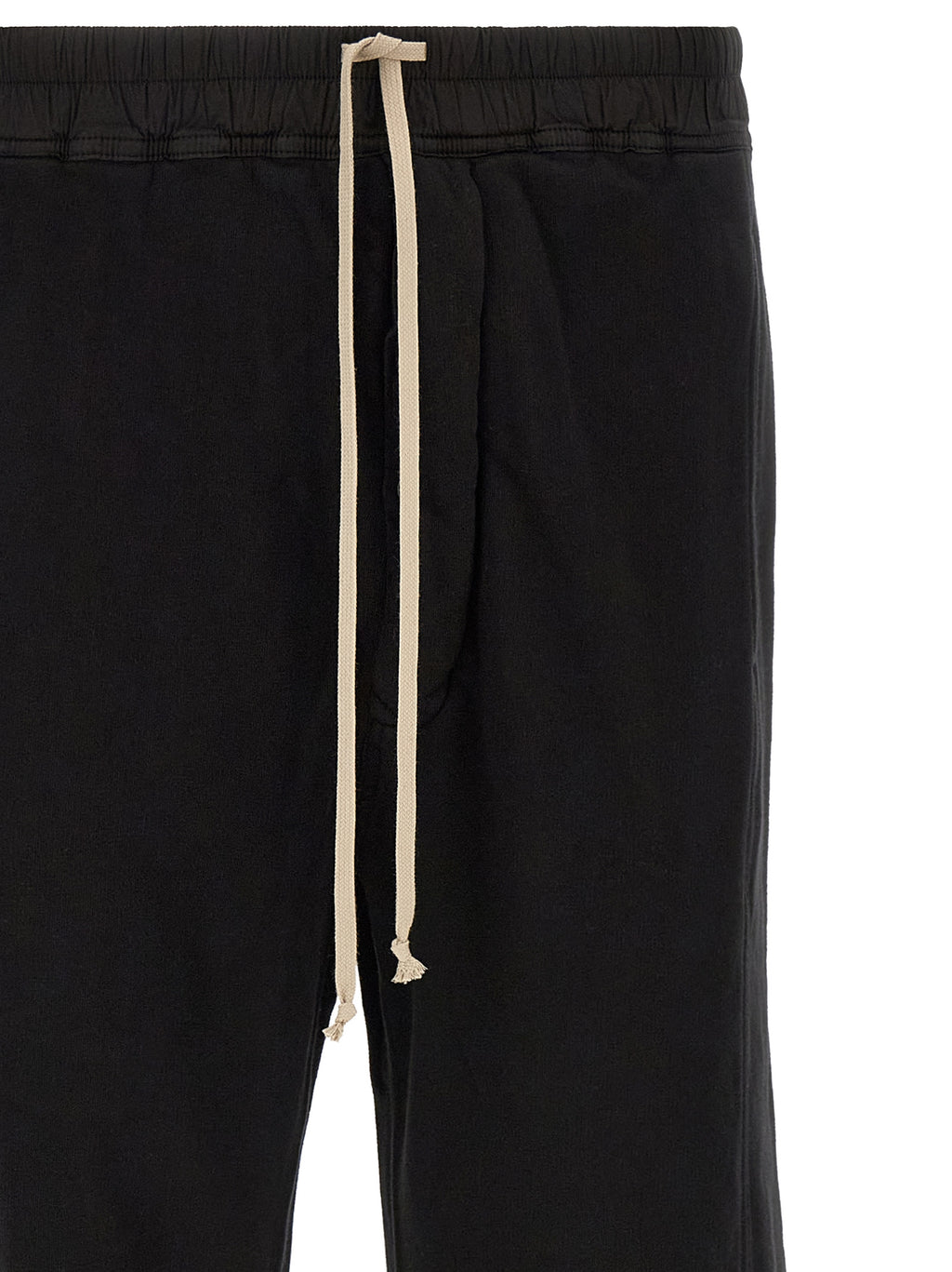 Black Cotton Flared Pants