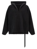 Black Cotton Sweatshirt