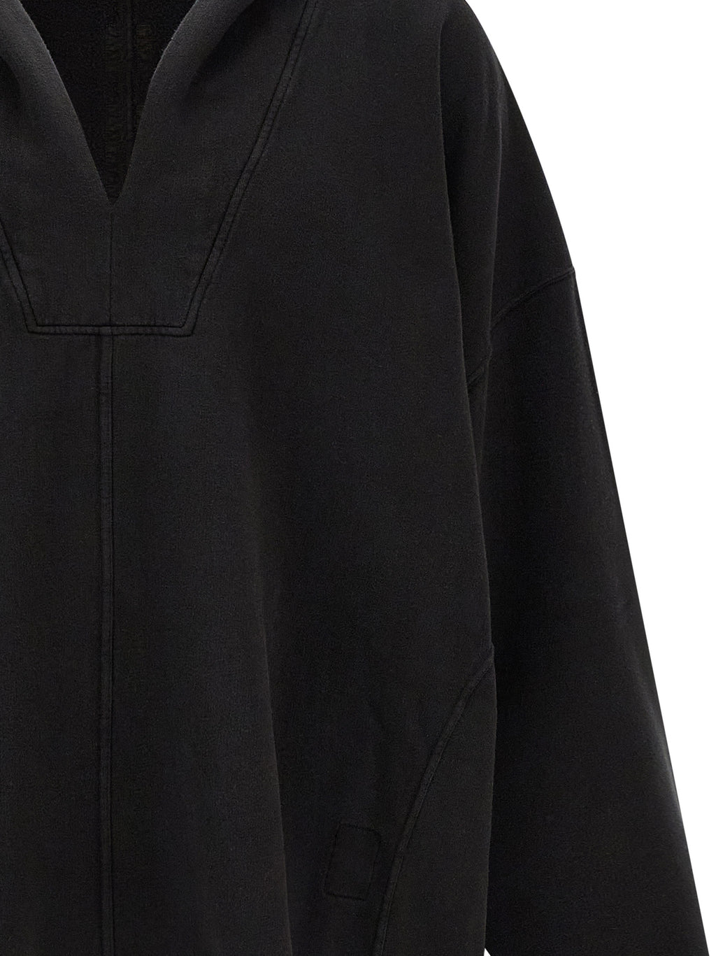 Black Cotton Sweatshirt