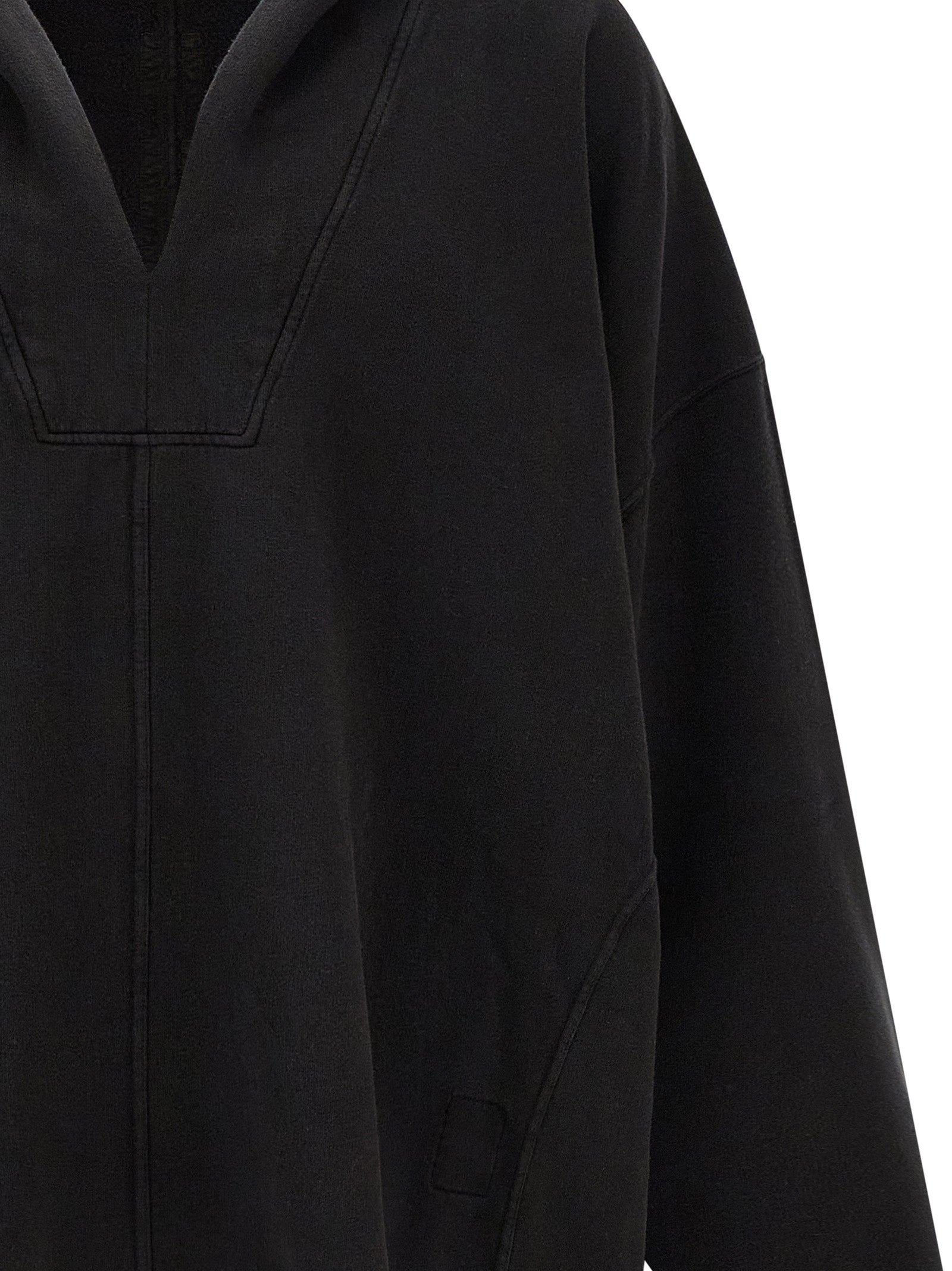 Black Cotton Sweatshirt
