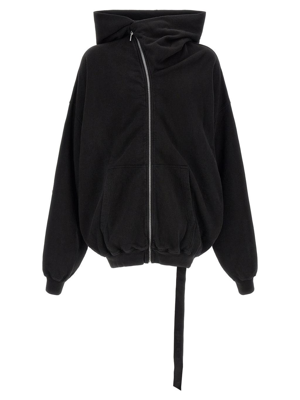 Black Cotton Sweatshirt