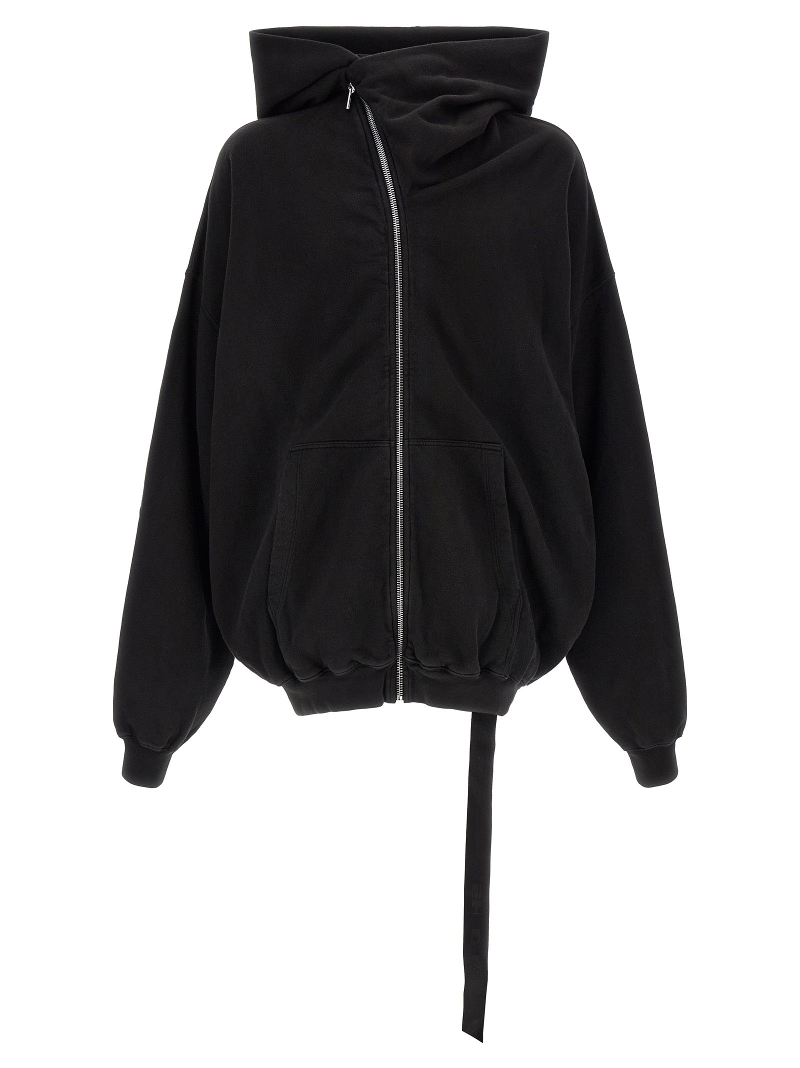 Black Cotton Sweatshirt