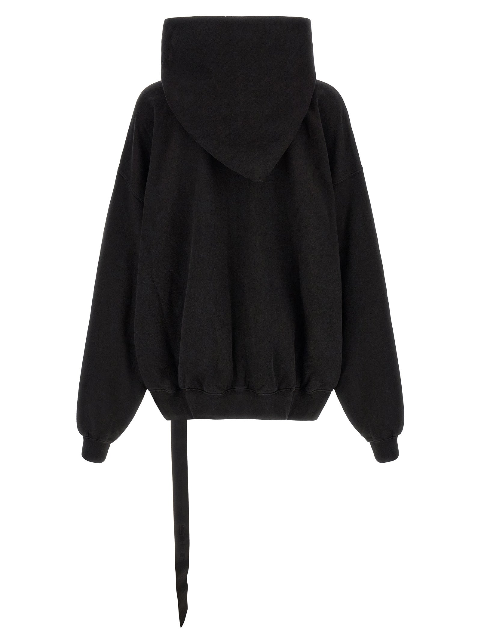 Black Cotton Sweatshirt