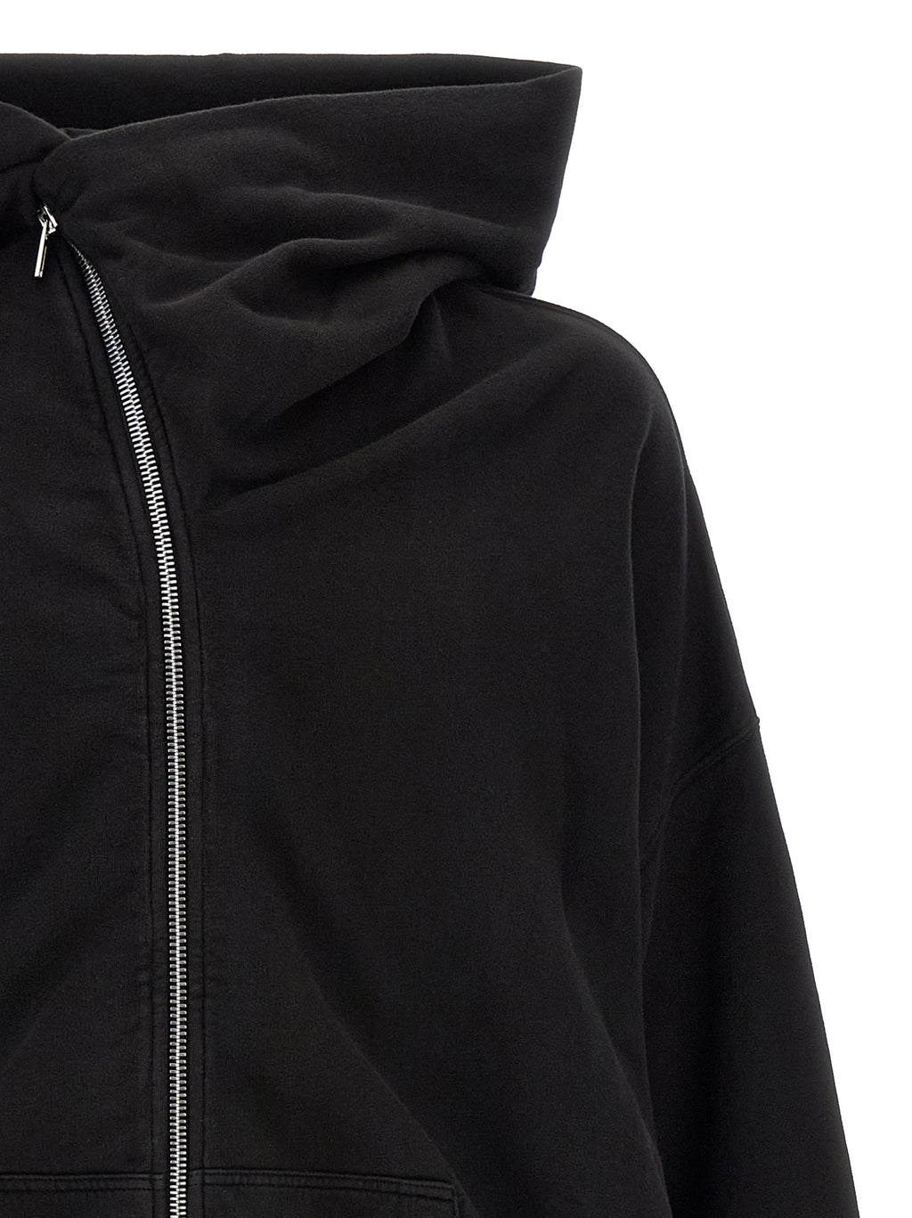 Black Cotton Sweatshirt