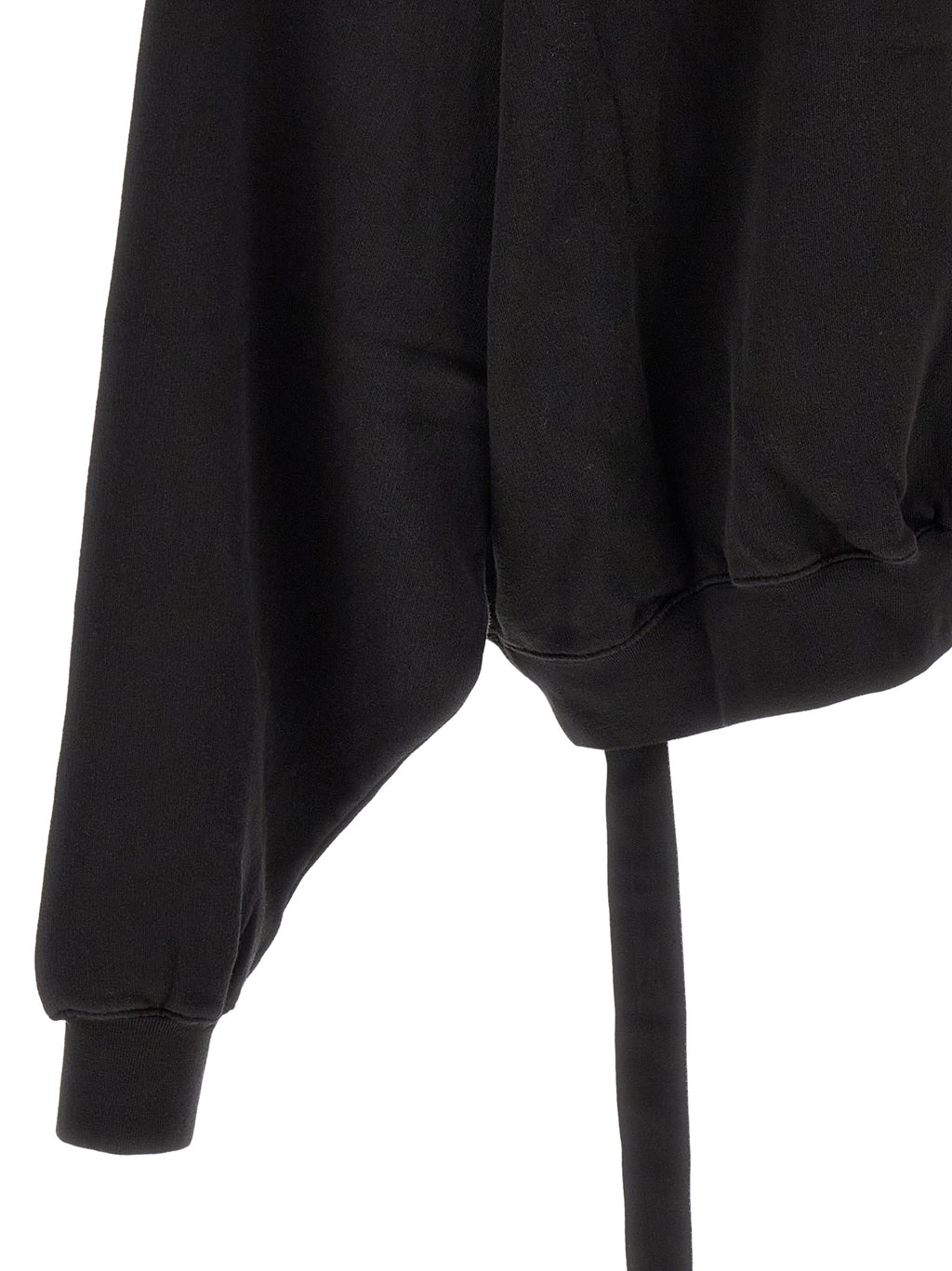 Black Cotton Sweatshirt