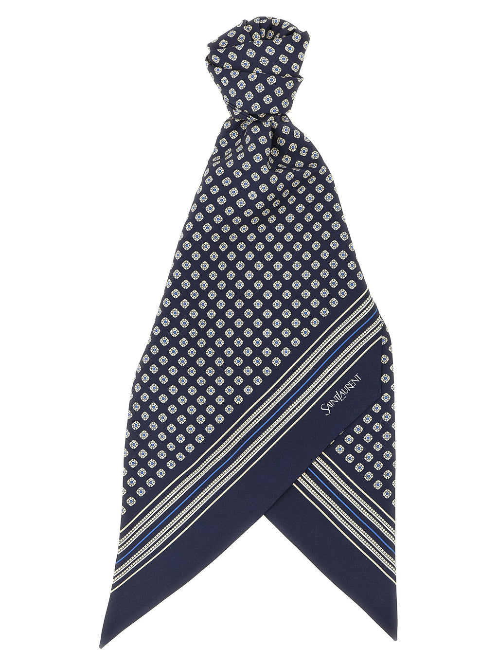 Blue Silk Foulard