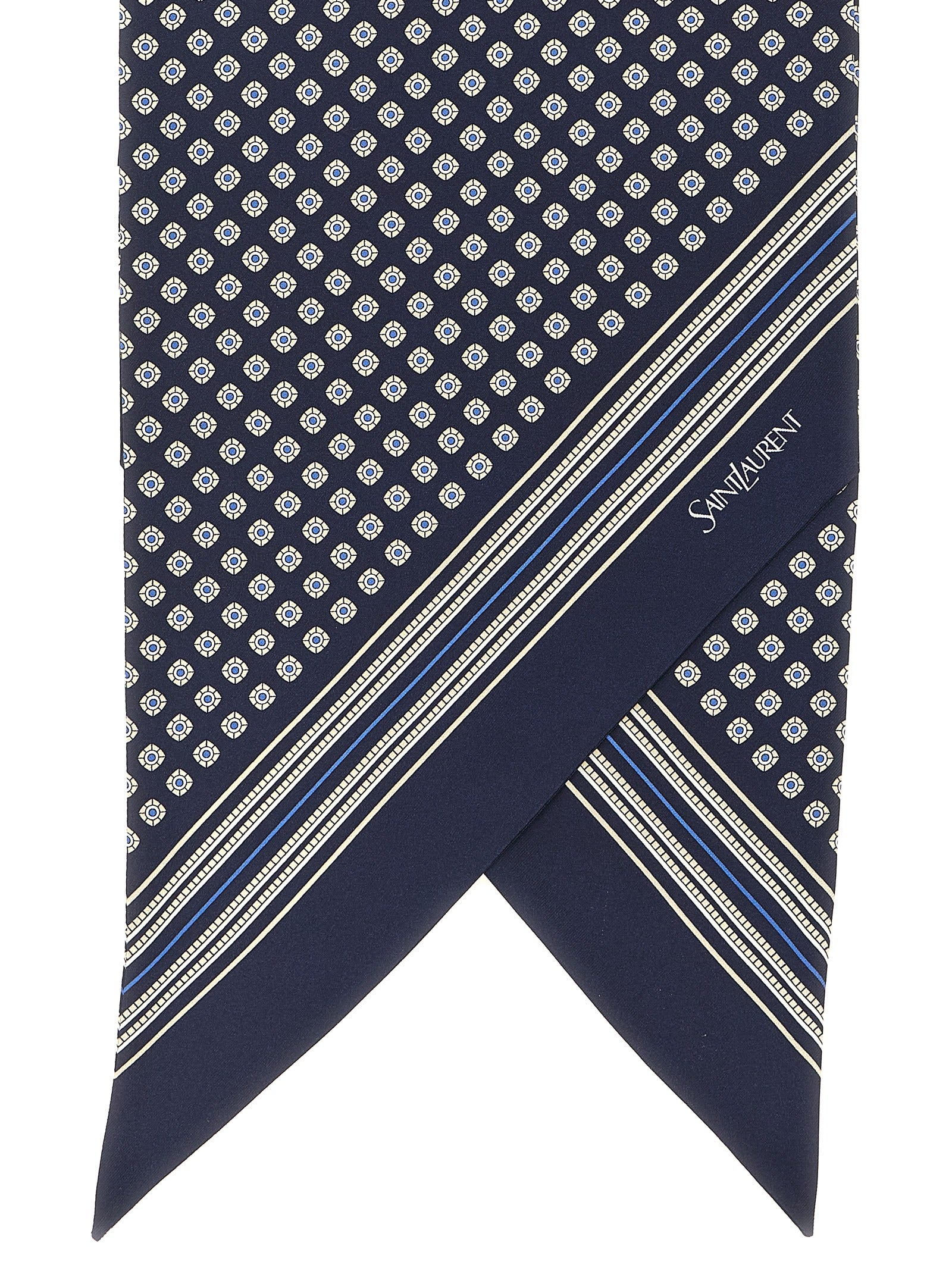 Blue Silk Foulard