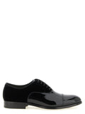 Black Lamb Leather Oxfords And Derbies