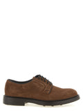 Brown Lamb Leather Oxfords And Derbies