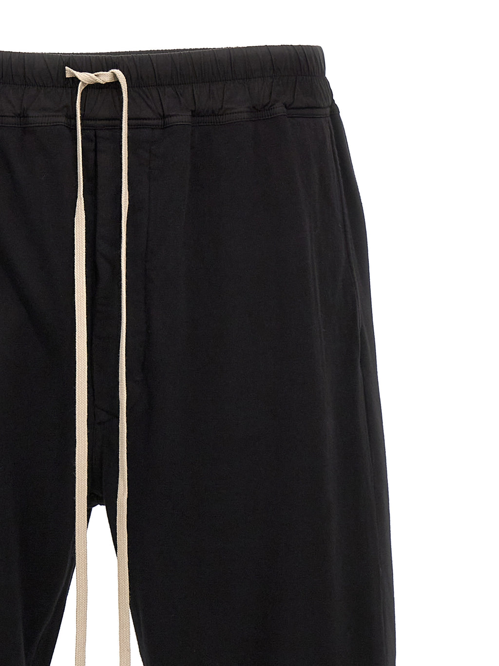 Black Cotton Casual Pants