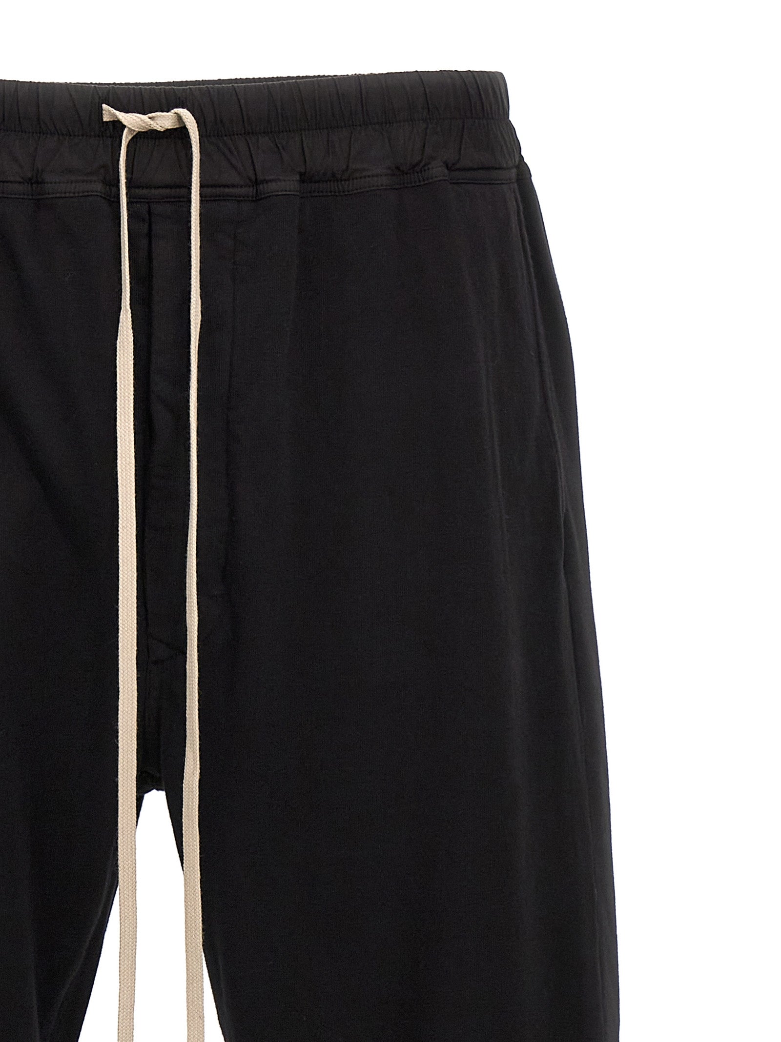 Black Cotton Casual Pants