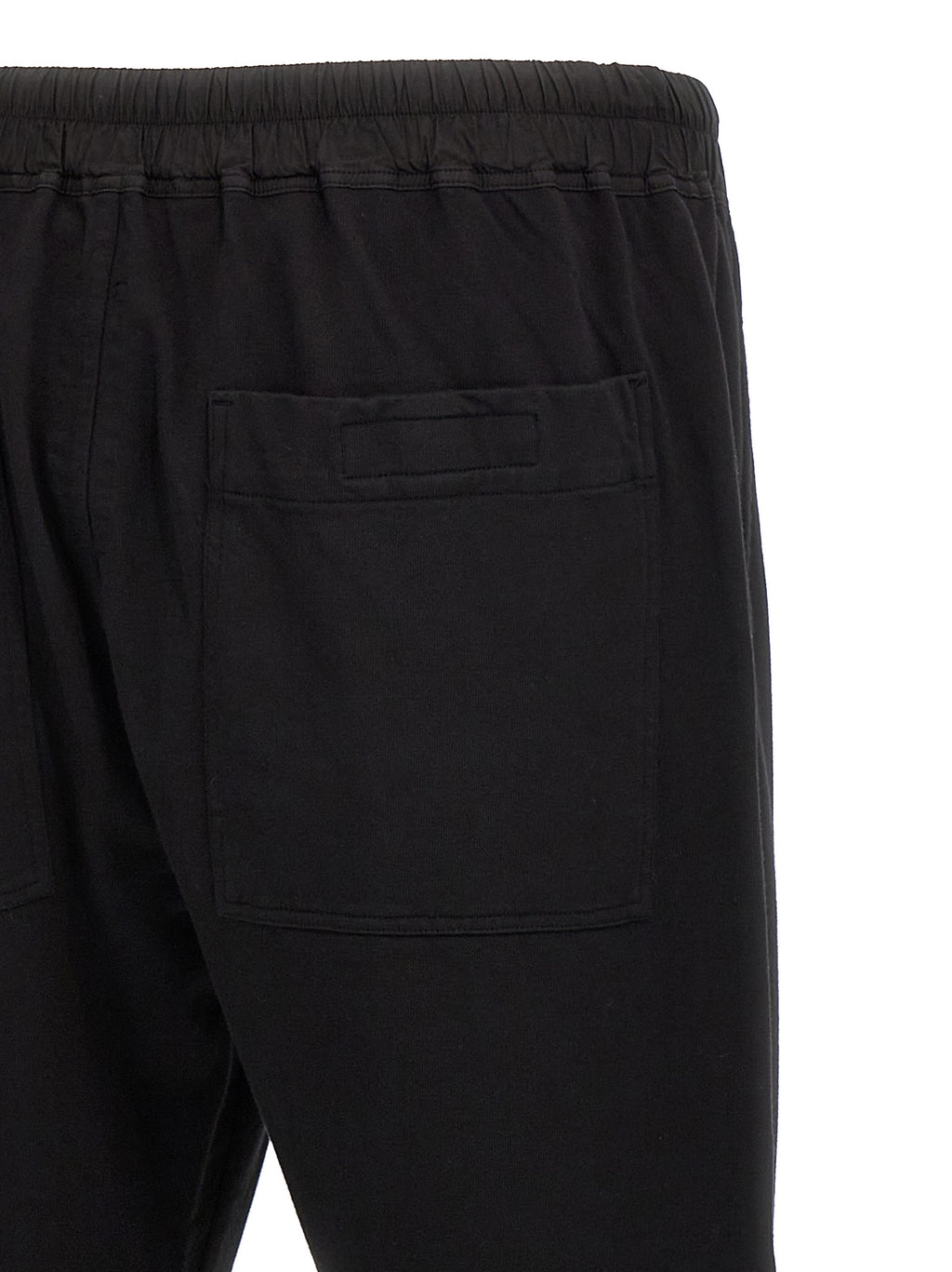 Black Cotton Casual Pants