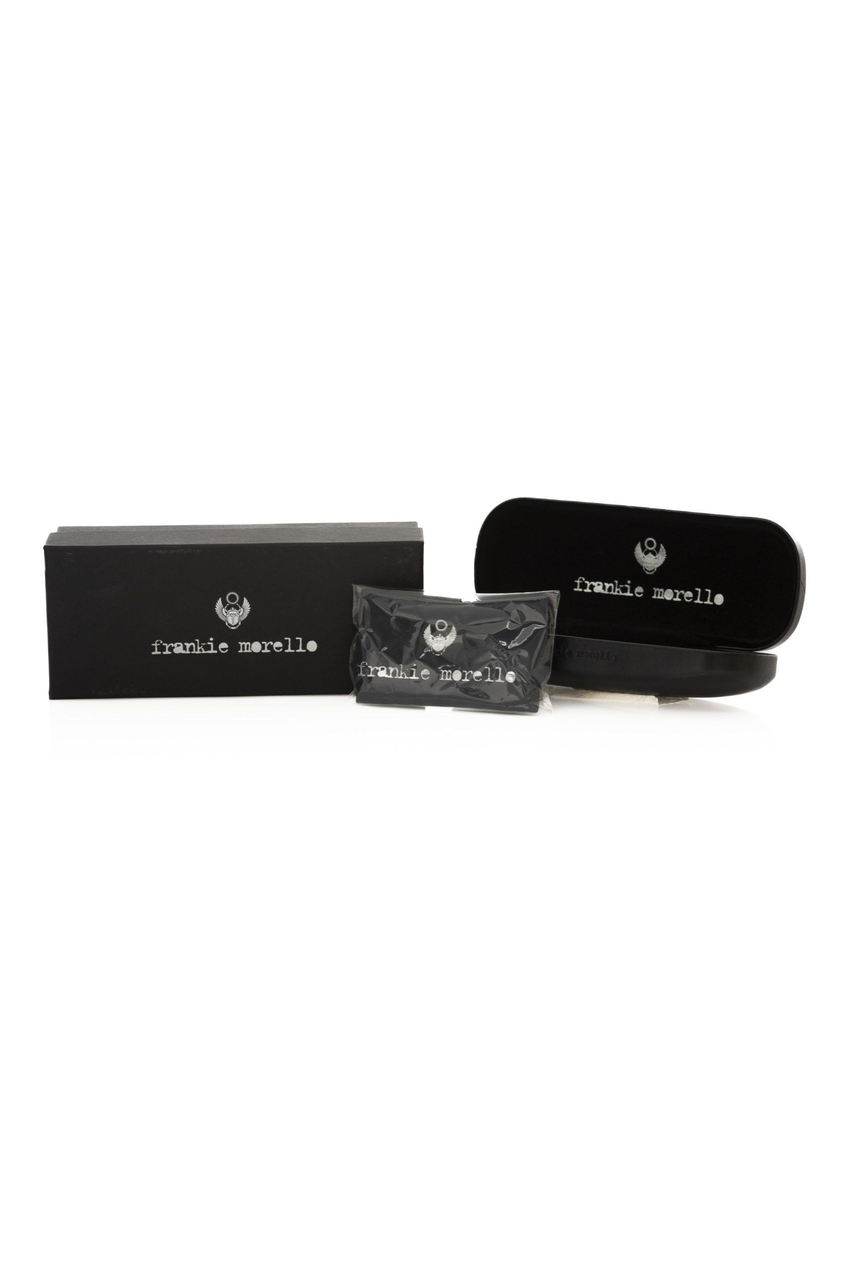 Black Metallic Fibre Men Sunglasses