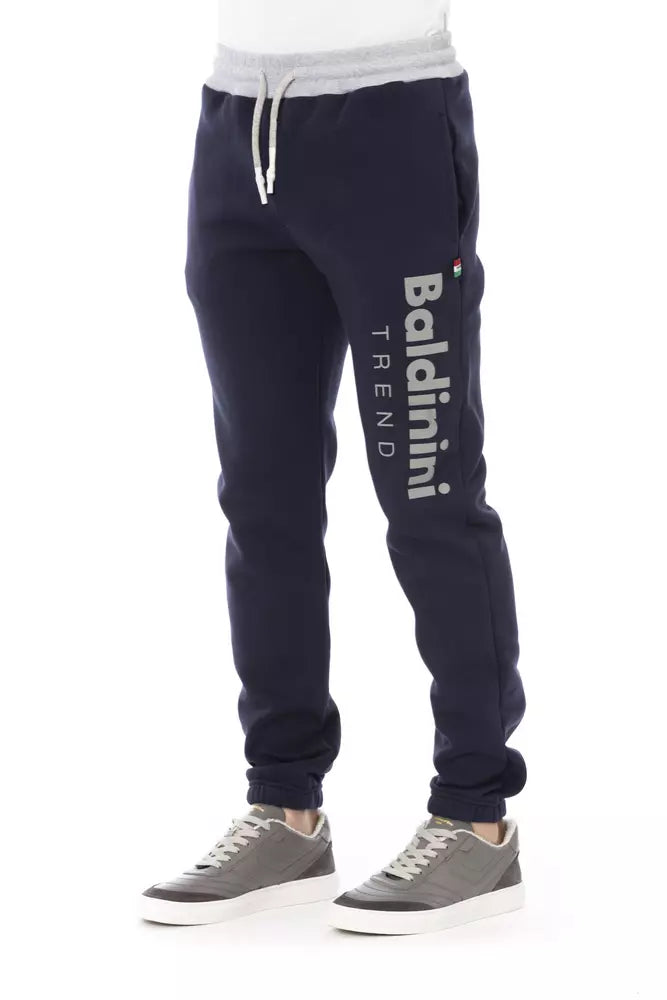 Blue Cotton Pant