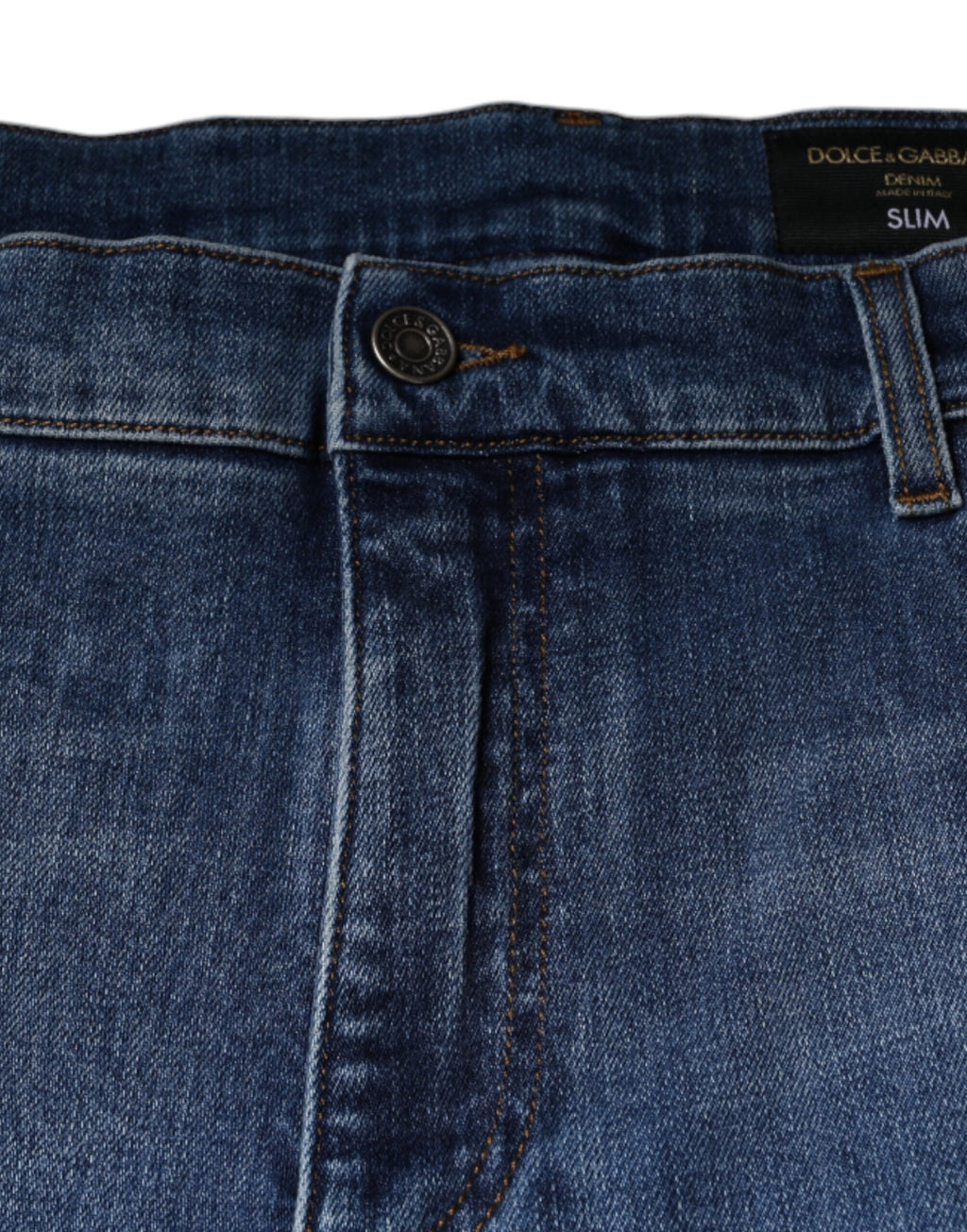 Blue Washed Cotton Stretch Men Denim Jeans