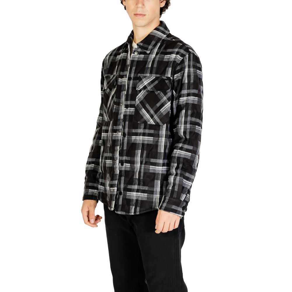 Black Polyester Coat