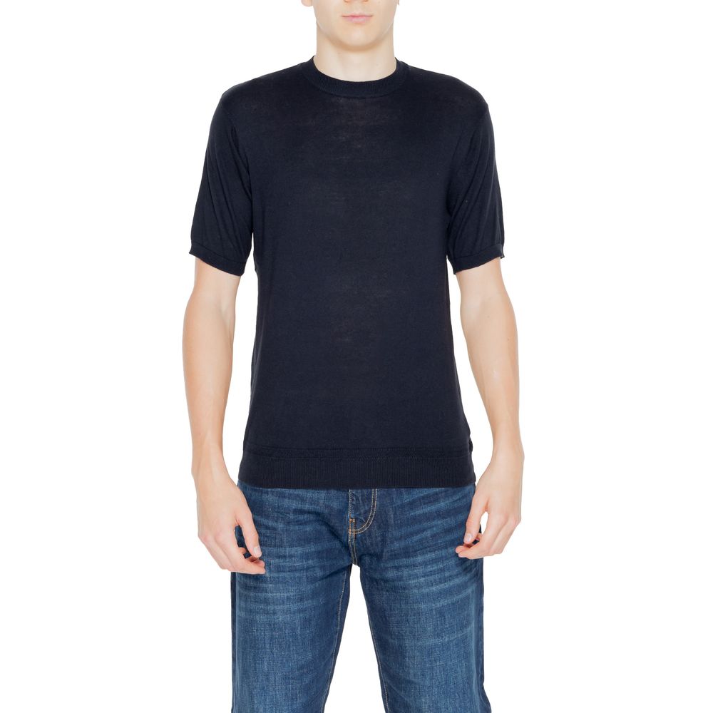 Black Cotton Sweatshirt