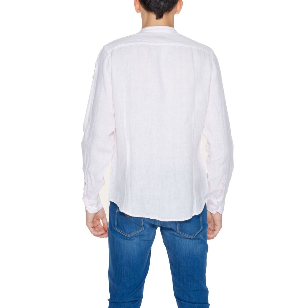 Multicolor Linen Dress Shirt