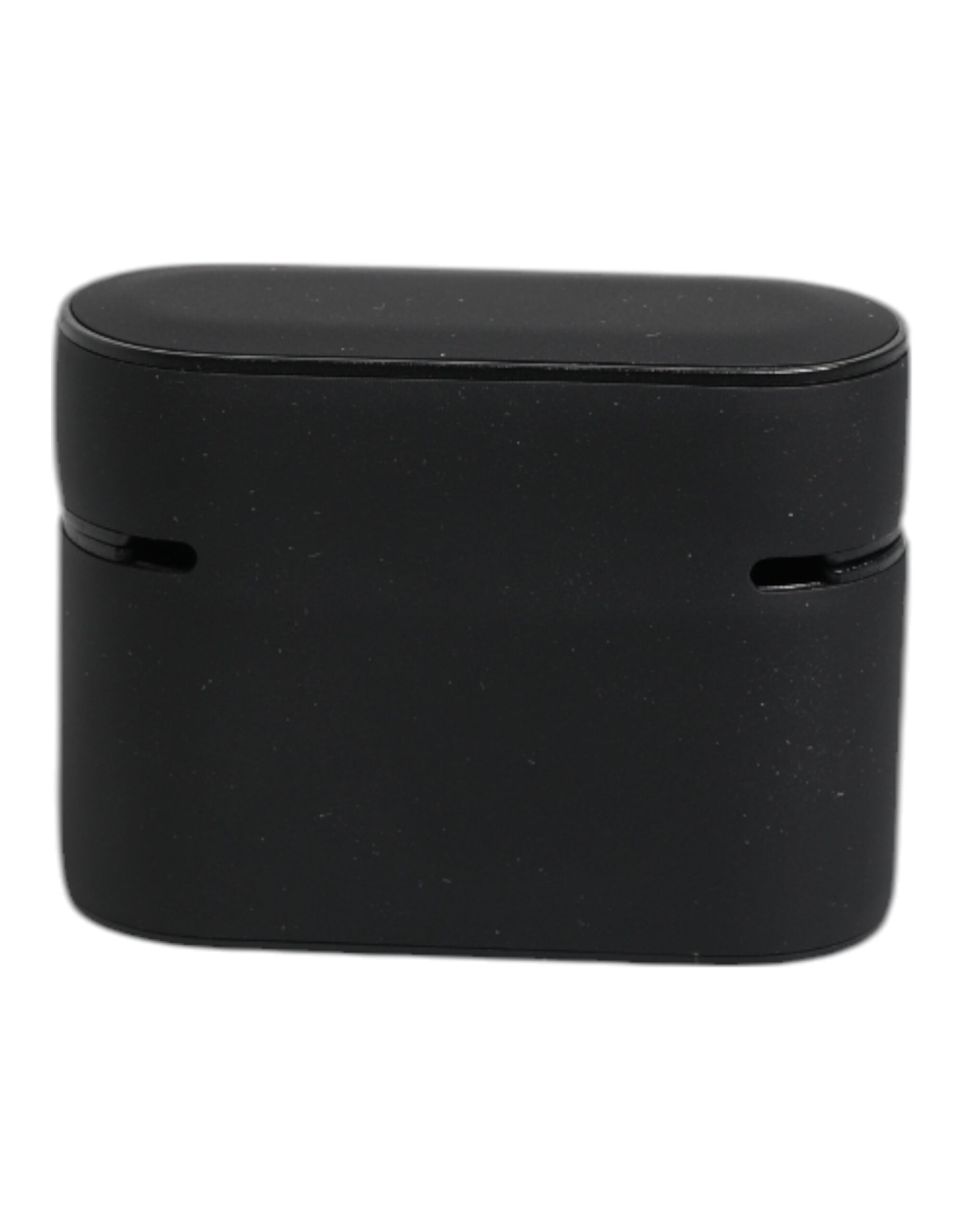 Black Orange Silicone Embossed Logo Airpods Case