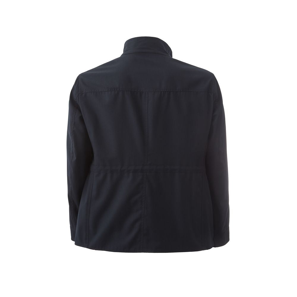 Blue Wool Coat