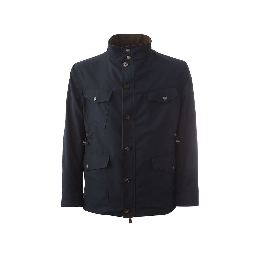 Blue Wool Coat