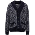 Bicolor Cashmere Cardigan