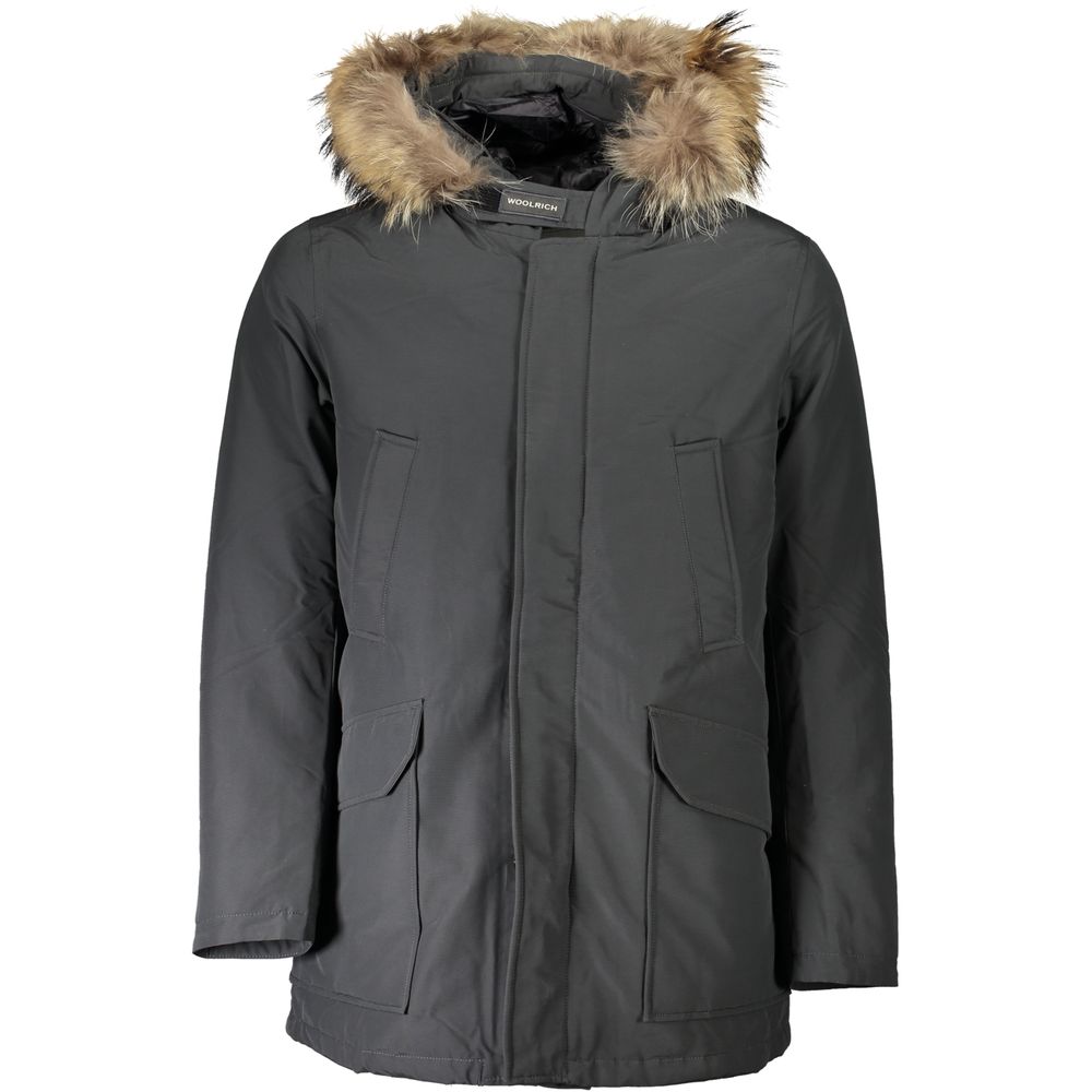 Gray Cotton Men's Jacket