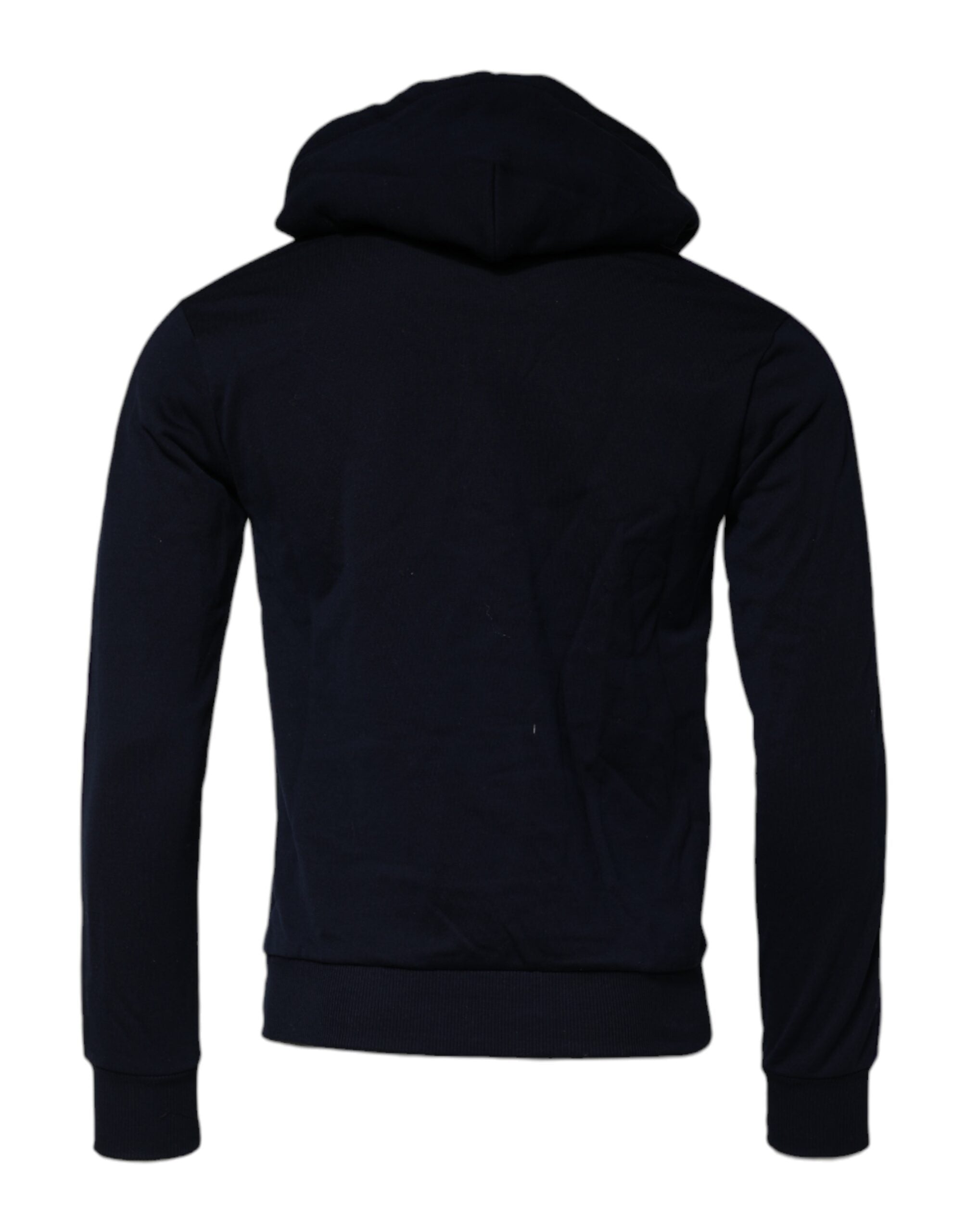 Black Crown Cotton Hooded Sweatshirt Sweater