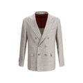 Light Brown Linen Blazer