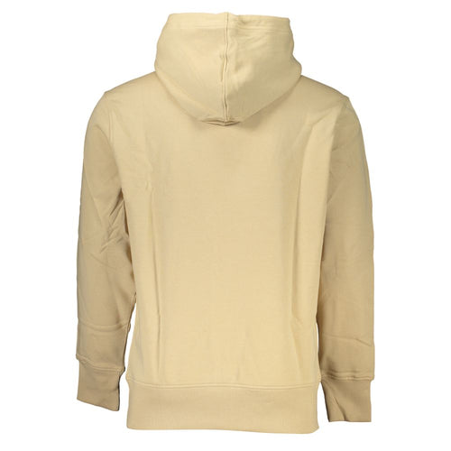Beige Cotton Men Sweater
