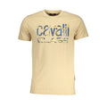 Beige Cotton Men T-Shirt