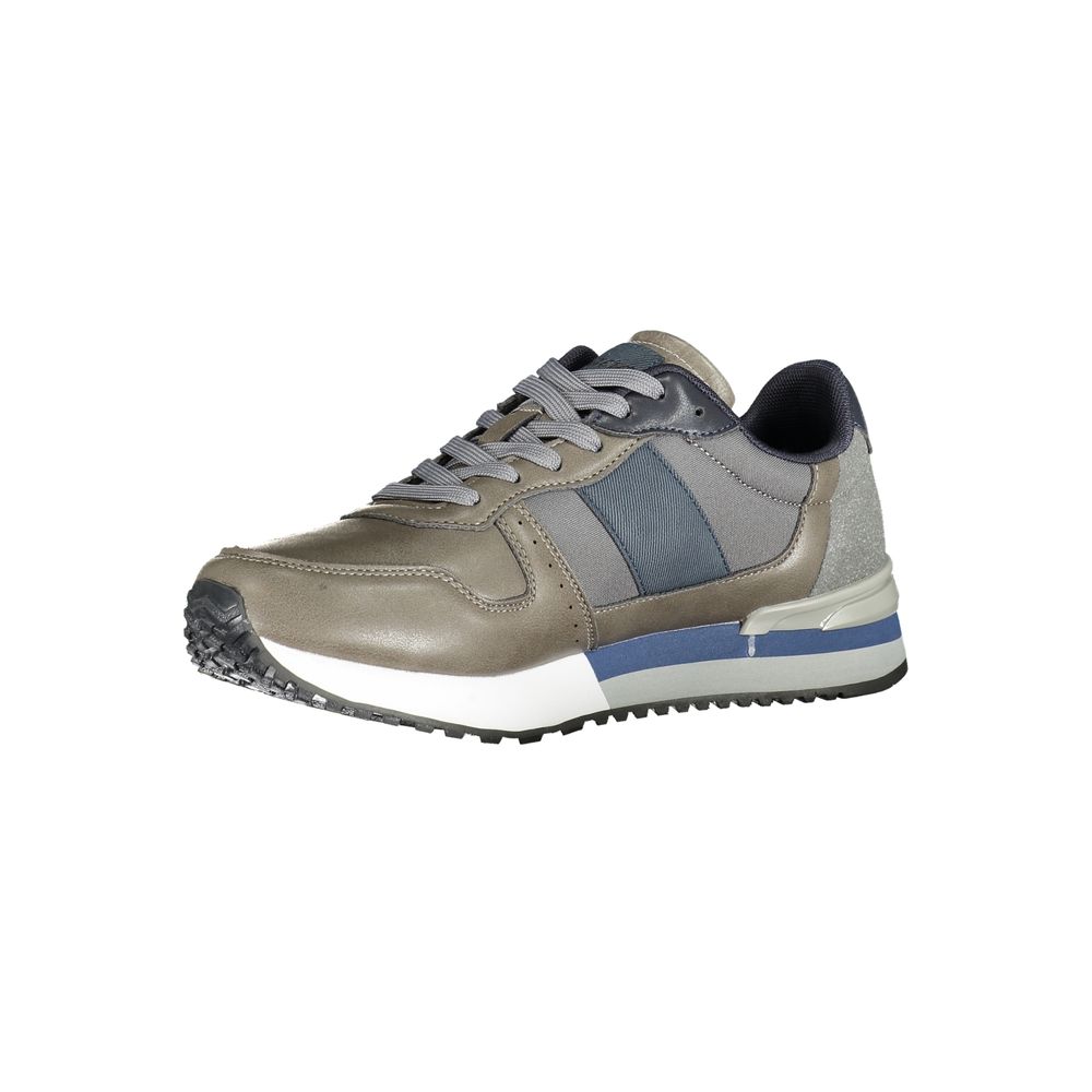 Marrone Poliestere Uomo Sneaker