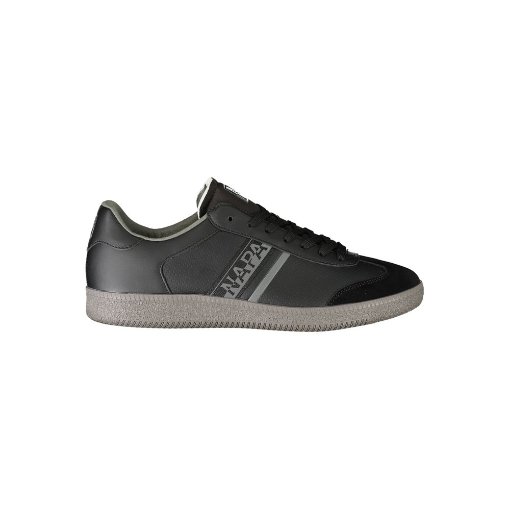 White Polyurethane Men Sneaker