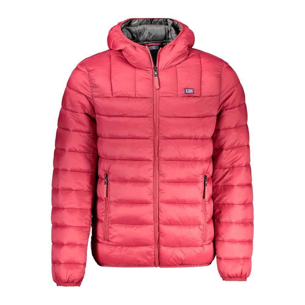 Rosso Poliammide Men's Jacket