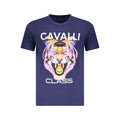 Blu Cotton Men T-Shirt