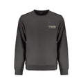 Black Cotton Men Sweatshirt
