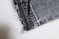Gray Cotton Skinny Denim Trouser Jeans