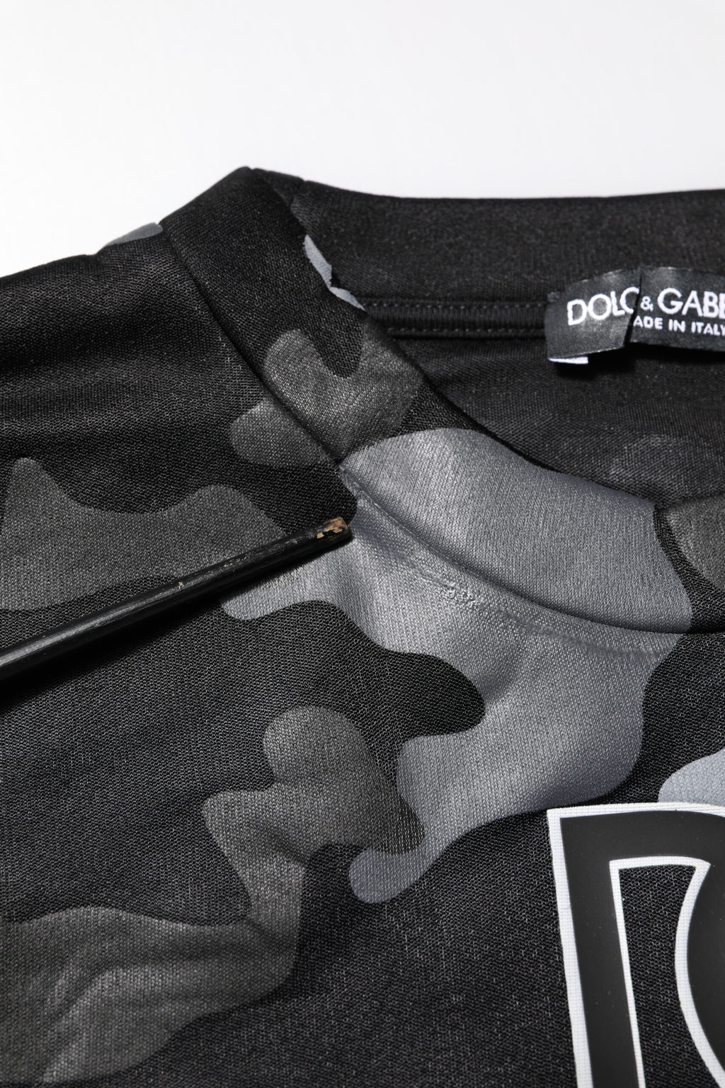 Black Camouflage Pullover Sweatshirt Sweater