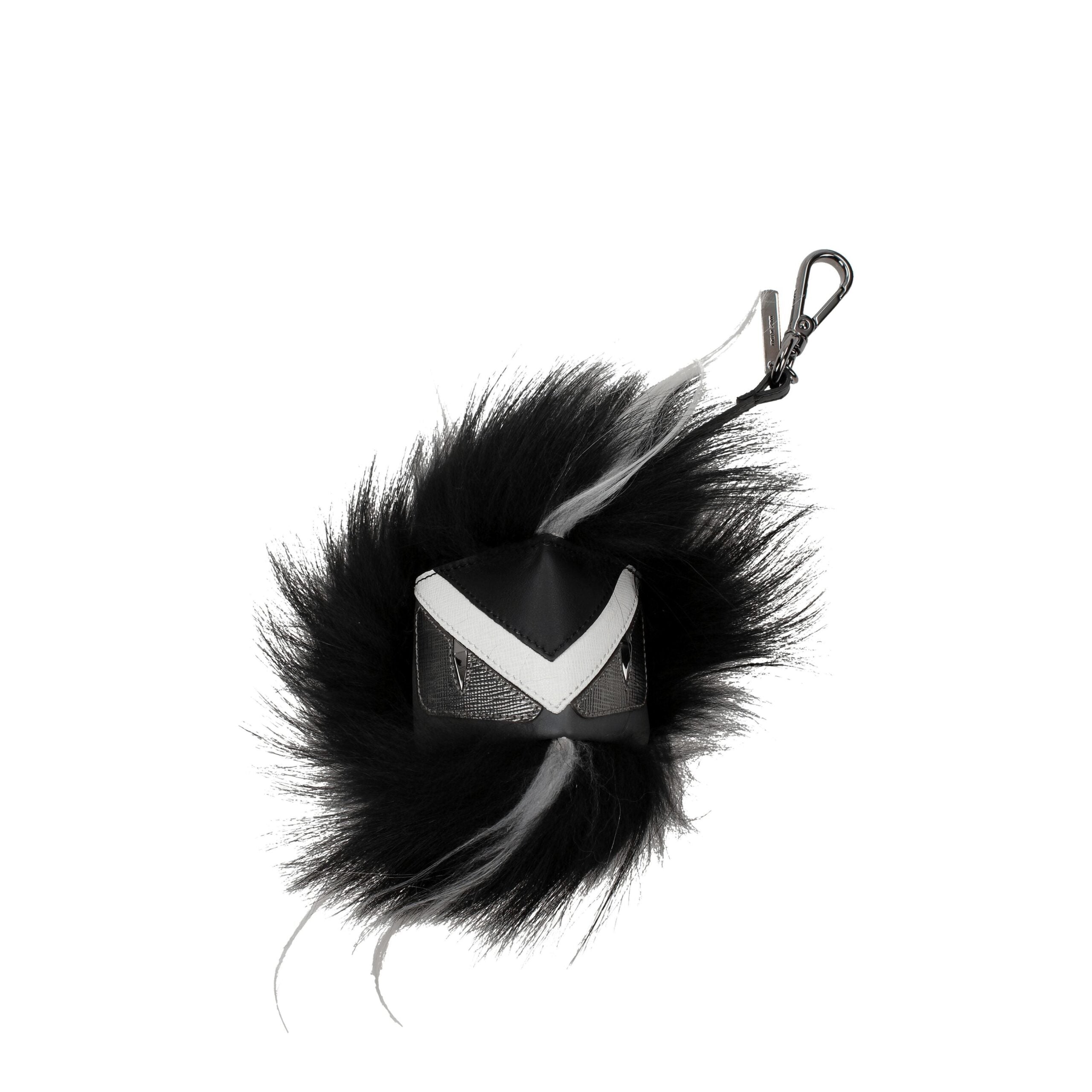 Black Leather Keychain