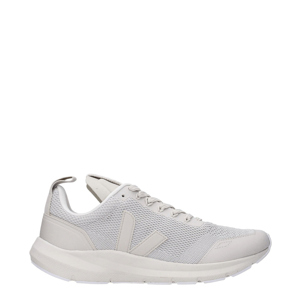 Gray Fabric Athletic Sneakers