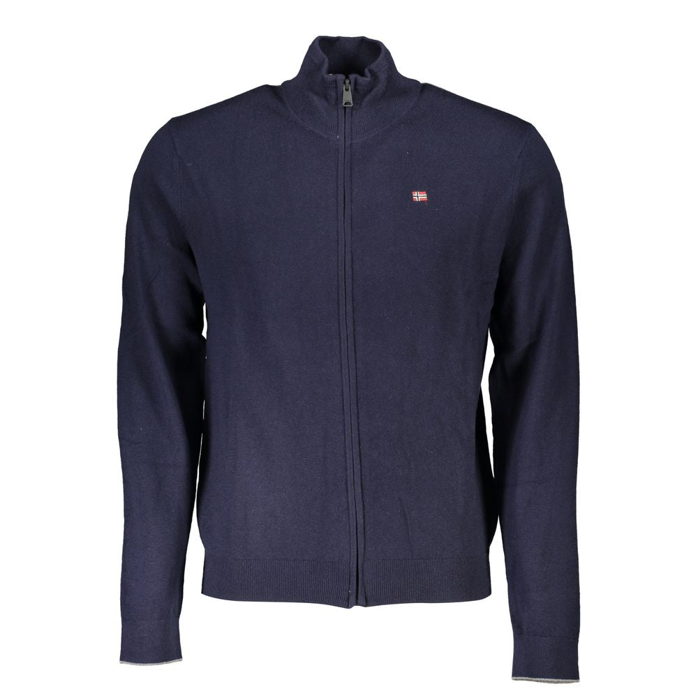 Blue Tessuto Men's Cardigan
