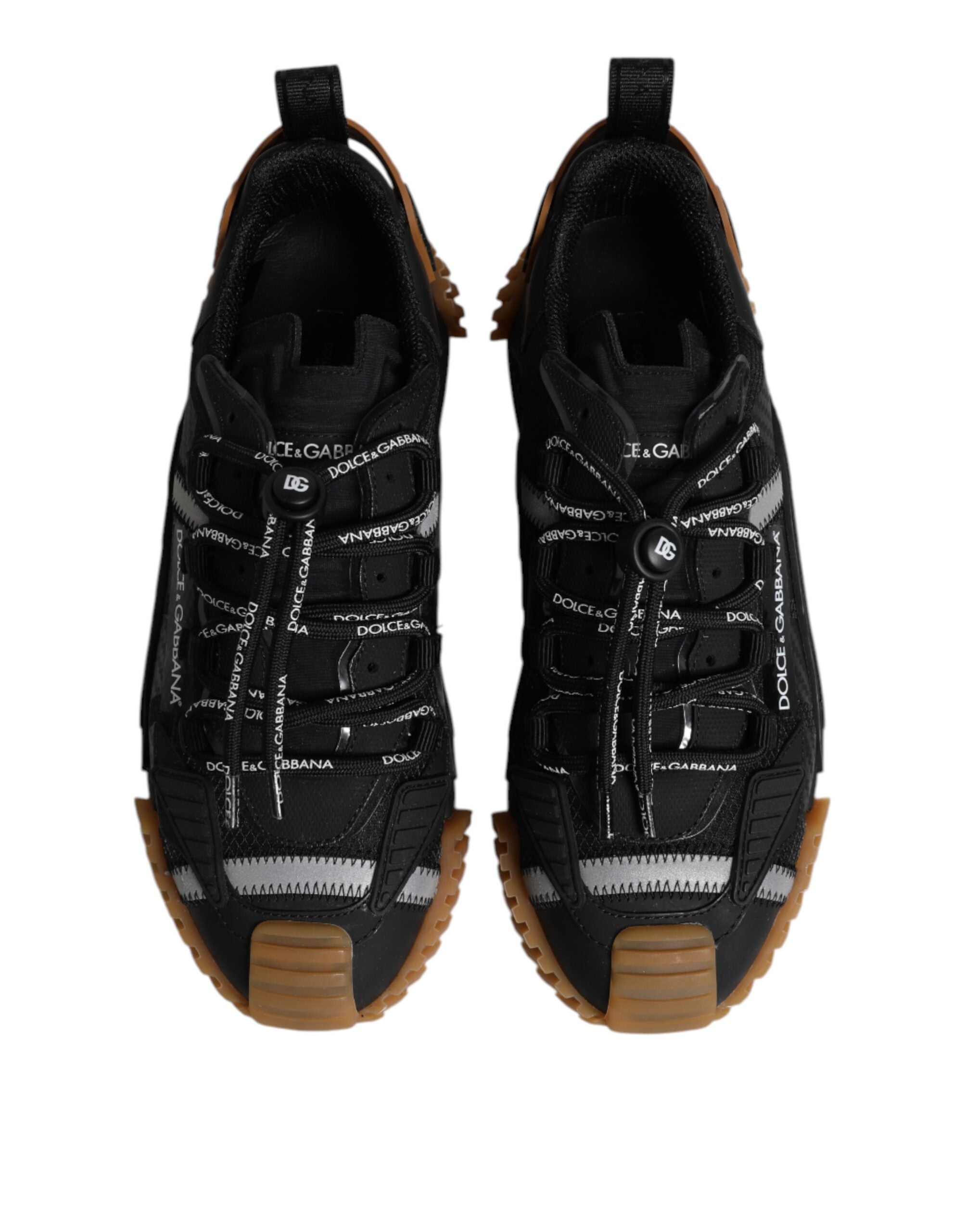 Black Logo Lace Up Low Top NS1 Sneakers Shoes