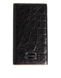 Black Leather Embossed Skin 3000mAh Power Bank Charger USB