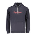 Blue Cotton Men's Sweatshirt