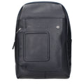Blue Leather Crossbody Bag