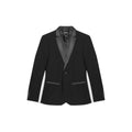 Black Polyester Blazer
