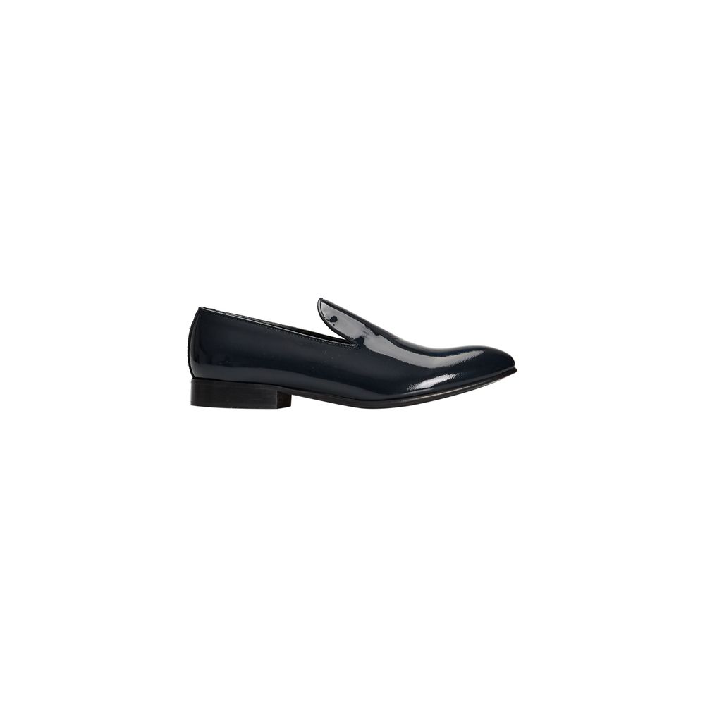 Blue Calfskin Men Loafer